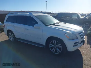 2010 Mercedes-Benz GL-Class GL 450 with VIN 4JGBF7BE0AA573786, listed as a IAAI auction lot 41881497 with 181,893 mi miles. Bid and sale history available at carsss.com. Image 1.
