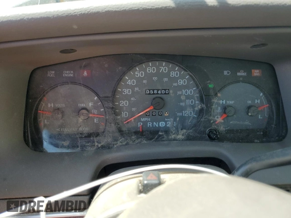 2001 Mercury Grand Marquis LS with VIN 2MEFM75W31X612800, listed as a Copart auction lot 50886005 with 58,400 mi miles and Salvage Title. Bid and sale history available at DreamBid. Image 9.