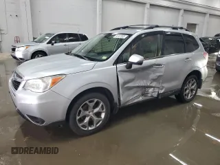 2015 Subaru Forester Touring z VIN JF2SJAWC1FH437658, wystawiony jako Copart lot #56767905 z przebiegiem 152 898 mil mil oraz Szkoda całkowita • Salvage title. Historia ofert i sprzedaży dostępna na DreamBid. Obrazek 1.