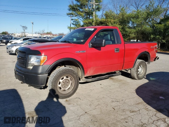 2013 Ford F-150 XL with VIN 1FTMF1EMXDKD87815, listed as a Copart auction lot 80028764 with 218,969 mi miles and Salvage Title. Bid and sale history available at carsss.com. Image 1.
