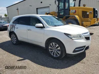 2015 Acura MDX Technology with VIN 5FRYD4H46FB004987, listed as a Copart auction lot 62173925 with 236,359 mi miles and Salvage title. Bid and sale history available at DreamBid. Image 4.