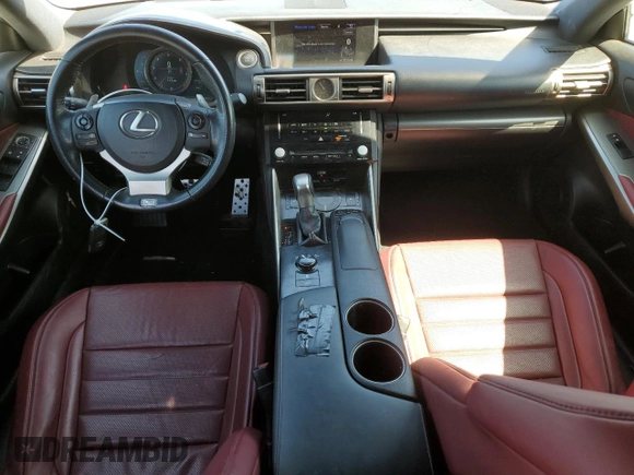 2014 Lexus IS 350 with VIN JTHBE1D24E5011832, listed as a Copart auction lot 56186925 with 146,951 mi miles and Salvage title. Bid and sale history available at DreamBid. Image 8.