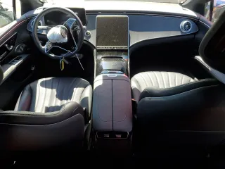 2023 Mercedes-Benz EQS with VIN W1KCG2DB2PA023497, listed as a Copart auction lot 61127224 with 0 mi miles and Salvage Title. Bid and sale history available at carsss.com. Image 8.