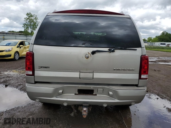 2005 Cadillac Escalade z VIN 1GYEK63N35R256222, wystawiony jako Copart lot #58389975 z przebiegiem 119 659 mil mil oraz Szkoda całkowita • Salvage title. Historia ofert i sprzedaży dostępna na DreamBid. Obrazek 6.