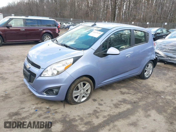 2014 Chevrolet Spark LT with VIN KL8CD6S94EC459272, listed as a IAAI auction lot 41629128 with 79,259 mi miles. Bid and sale history available at carsss.com. Image 2.