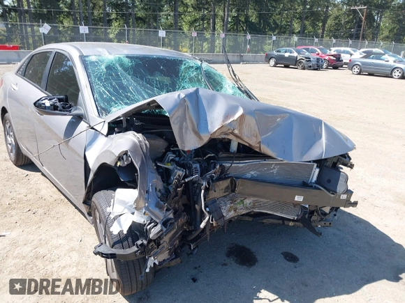 2024 Hyundai Elantra SEL with VIN KMHLM4DG9RU758372, listed as a IAAI auction lot 42165823 with 8,744 mi miles and . Bid and sale history available at DreamBid. Image 6.