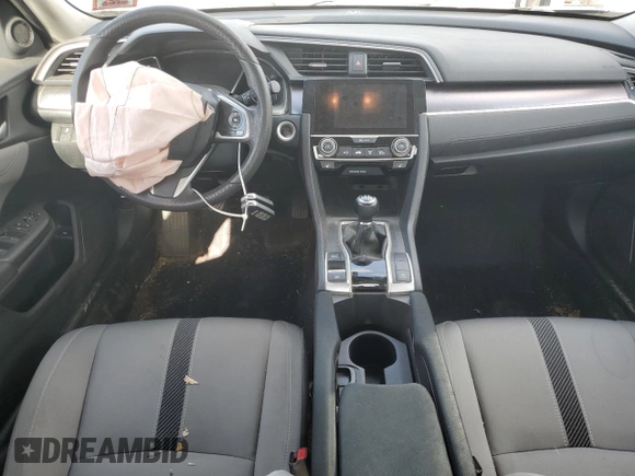2017 Honda Civic EX-T with VIN 19XFC1E36HE019696, listed as a Copart auction lot 78123564 with 79,698 mi miles and Salvage Title. Bid and sale history available at DreamBid. Image 8.