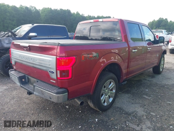 2018 Ford F-150 XL with VIN 1FTEW1EG7JFC03336, listed as a IAAI auction lot 42635999 with 84,019 mi miles and . Bid and sale history available at DreamBid. Image 4.