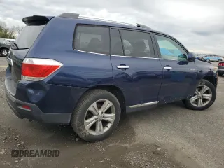 2012 Toyota Highlander Limited with VIN 5TDDK3EH4CS161514, listed as a Copart auction lot 51595545 with 162,068 mi miles and Salvage Title. Bid and sale history available at carsss.com. Image 3.