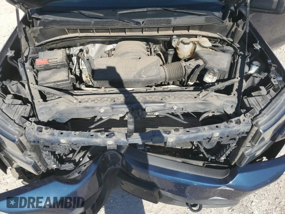 2020 Chevrolet Silverado 1500 Custom with VIN 3GCPWBEF0LG245175, listed as a Copart auction lot 81833874 with 95,334 mi miles and Salvage Title. Bid and sale history available at carsss.com. Image 11.