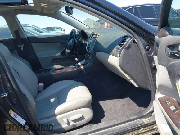 2008 Lexus IS 250 with VIN JTHBK262385067065, listed as a IAAI auction lot 41912493 with 171,644 mi miles. Bid and sale history available at carsss.com. Image 5.
