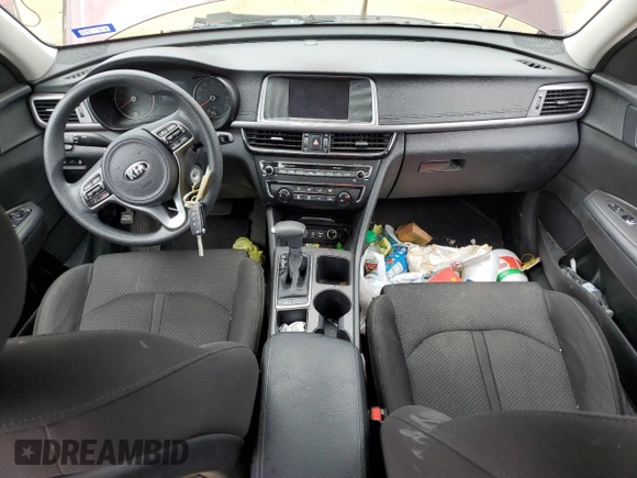 2017 Kia Optima LX with VIN 5XXGT4L32HG173242, listed as a Copart auction lot 56194635 with Not provided miles and Salvage title. Bid and sale history available at DreamBid. Image 8.