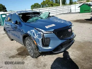 2024 Cadillac XT4 FWD Sport with VIN 1GYFZER40RF230208, listed as a Copart auction lot 80385984 with Not provided miles and Non repairable. Bid and sale history available at DreamBid. Image 12.