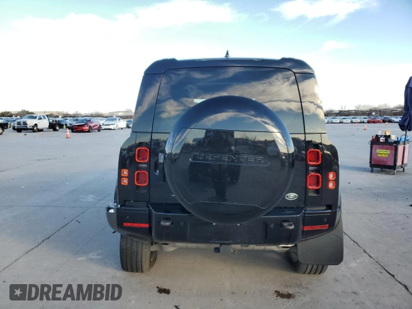 2023 Land Rover Defender X-Dynamic SE with VIN SALE27EU4P2221757, listed as a Copart auction lot 42293275 with 14,302 mi miles and Salvage title. Bid and sale history available at DreamBid. Image 6.