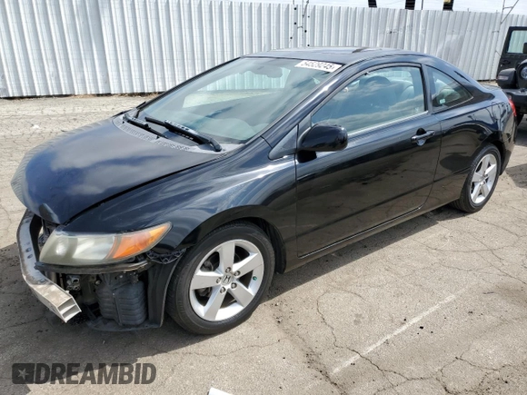 2008 Honda Civic Cpe EX with VIN 2HGFG12868H519612, listed as a Copart auction lot 54529245 with 151,460 mi miles and Salvage Title. Bid and sale history available at carsss.com. Image 1.