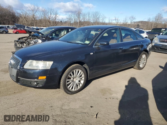 2007 Audi A6 3.2L with VIN WAUDH74F67N128366, listed as a Copart auction lot 86737484 with 147,057 mi miles and Non Repairable. Bid and sale history available at carsss.com. Image 1.