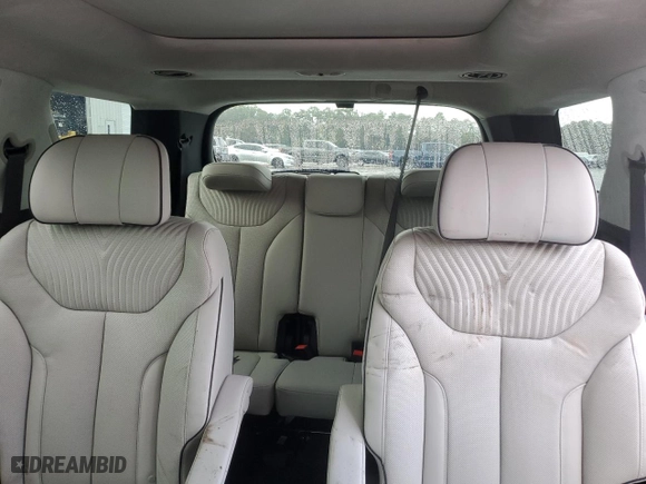 2024 Hyundai Palisade Calligraphy with VIN KM8R74GEXRU761969, listed as a Copart auction lot 79334474 with 5,796 mi miles and Salvage Title. Bid and sale history available at carsss.com. Image 10.