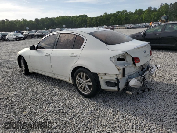 2013 Infiniti G37 Journey with VIN JN1CV6AP1DM724908, listed as a Copart auction lot 53789015 with 114,986 mi miles and Salvage Title. Bid and sale history available at DreamBid. Image 2.