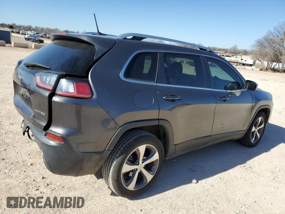 2020 Jeep Cherokee Limited with VIN 1C4PJLDB3LD535202, listed as a Copart auction lot 41802055 with 81,721 mi miles and Salvage Title. Bid and sale history available at carsss.com. Image 3.