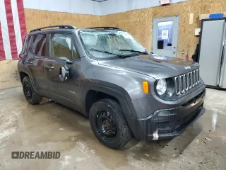 2017 Jeep Renegade Sport with VIN ZACCJBABXHPG61076, listed as a Copart auction lot 48559045 with Not Provided miles and Clean Title. Bid and sale history available at carsss.com. Image 4.