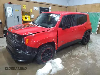 2018 Jeep Renegade Sport z VIN ZACCJBAB2JPH45124, wystawiony jako Copart lot #42537795 z przebiegiem 325 698 mil mil oraz Czysty tytuł • Clean title. Historia ofert i sprzedaży dostępna na DreamBid. Obrazek 1.