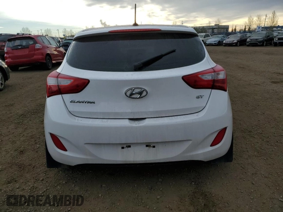 2013 Hyundai Elantra GT with VIN KMHD35LE0DU022281, listed as a Copart auction lot 79254254 with 181,374 mi miles and Salvage Title. Bid and sale history available at carsss.com. Image 6.