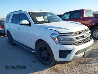 2022 Ford Expedition XLT with VIN 1FMJU1HT6NEA50257, listed as a IAAI auction lot 41147441 with 48,479 mi miles. Bid and sale history available at carsss.com. Image 1.