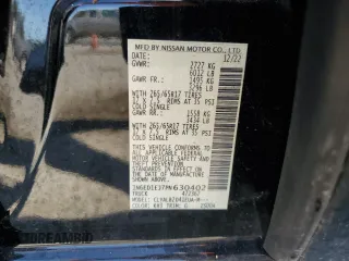 2023 Nissan Frontier SV with VIN 1N6ED1EJ7PN630402, listed as a Copart auction lot 57339595 with 35,876 mi miles and Salvage title. Bid and sale history available at DreamBid. Image 13.