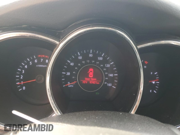 2013 Kia Optima EX with VIN 5XXGN4A76DG124992, listed as a Copart auction lot 61139455 with 97,421 mi miles and Clean title. Bid and sale history available at DreamBid. Image 9.
