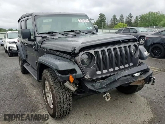 2018 Jeep Wrangler Unlimited Sport S с VIN 1C4HJXDG5JW171809, выставлен на аукционе Copart как лот 57834345 с пробегом 74 012 миль миль и Списание • Salvage title. История ставок и продаж доступна на DreamBid. Изображение 14.