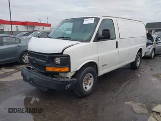 2003 Chevrolet Express Cargo with VIN 1GCGG25U431160656, listed as a IAAI auction lot 40876526 with 438,231 mi miles and . Bid and sale history available at DreamBid. Image 2.