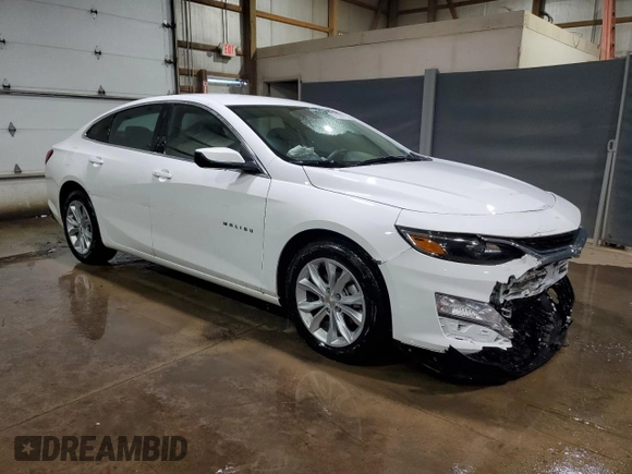 2025 Chevrolet Malibu LT with VIN 1G1ZD5ST9SF127094, listed as a Copart auction lot 50926015 with 9,533 mi miles and Clean Title. Bid and sale history available at DreamBid. Image 4.