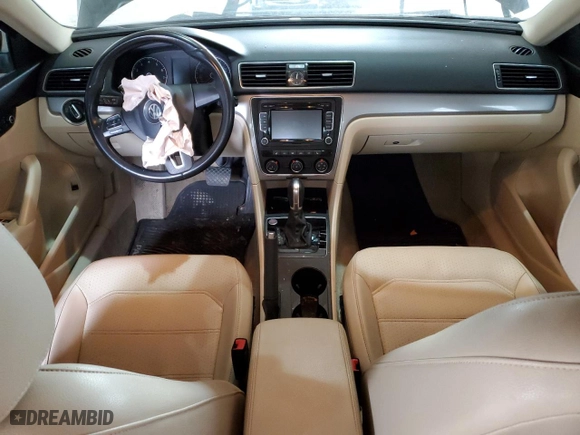 2015 Volkswagen Passat 1.8T Limited Edition with VIN 1VWAS7A36FC103976, listed as a Copart auction lot 50385035 with 103,726 mi miles and Salvage Title. Bid and sale history available at carsss.com. Image 8.