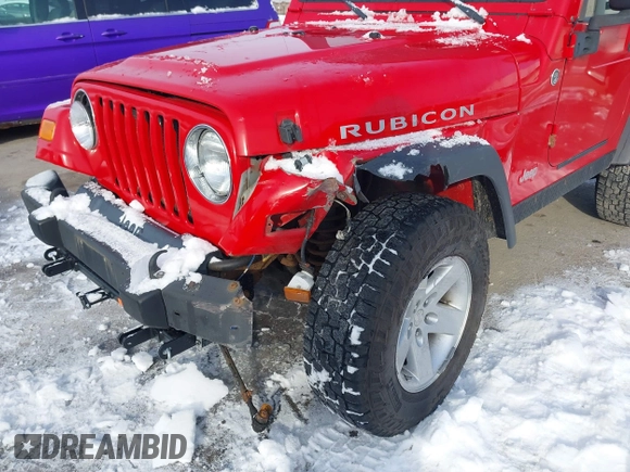 2005 Jeep Wrangler Rubicon with VIN 1J4FA69S25P316085, listed as a IAAI auction lot 41503034 with 57,252 mi miles. Bid and sale history available at carsss.com. Image 6.