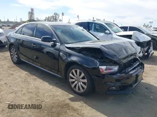 2015 Audi A4 Premium with VIN WAUAFAFL9FN000307, listed as a IAAI auction lot 41626468 with 85,129 mi miles. Bid and sale history available at carsss.com. Image 1.
