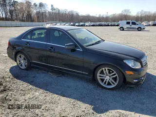 2013 Mercedes-Benz C 250 Sport with VIN WDDGF4HB5DR245894, listed as a Copart auction lot 49035925 with 184,374 mi miles and Salvage Title. Bid and sale history available at DreamBid. Image 4.