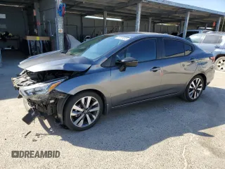 2020 Nissan Versa SR with VIN 3N1CN8FV7LL805634, listed as a Copart auction lot 50099845 with 75,548 mi miles and Salvage Title. Bid and sale history available at carsss.com. Image 1.
