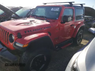 2018 Jeep Wrangler Rubicon z VIN 1C4HJXCGXJW161827, wystawiony jako Copart lot #76562614 z przebiegiem Nie podano mil oraz Szkoda całkowita • Salvage title. Historia ofert i sprzedaży dostępna na DreamBid. Obrazek 1.