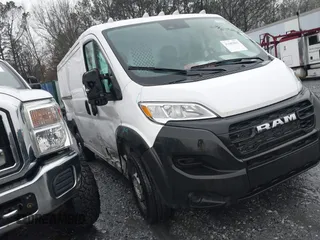 2023 Ram ProMaster Cargo with VIN 3C6LRVVG3PE603829, listed as a IAAI auction lot 41682802 with 8,408 mi miles and . Bid and sale history available at DreamBid. Image 1.
