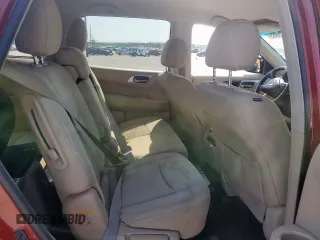 2017 Nissan Pathfinder Platinum with VIN 5N1DR2MN7HC684608, listed as a Copart auction lot 53585665 with 132,188 mi miles and Clean Title. Bid and sale history available at carsss.com. Image 11.