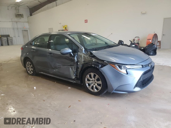 2021 Toyota Corolla LE with VIN 5YFEPMAEXMP207042, listed as a Copart auction lot 54455715 with 107,703 mi miles and Clean Title. Bid and sale history available at DreamBid. Image 4.