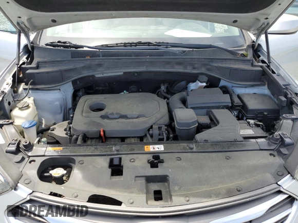 2017 Hyundai Santa Fe 2.4L with VIN 5XYZT3LBXHG485797, listed as a Copart auction lot 57067725 with 177,434 mi miles and Salvage title. Bid and sale history available at DreamBid. Image 11.