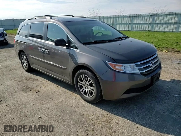 2011 Honda Odyssey EX-L with VIN 5FNRL5H64BB071646, listed as a Copart auction lot 54374065 with 135,544 mi miles and Non Repairable. Bid and sale history available at carsss.com. Image 14.