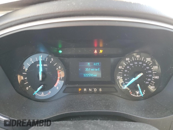 2014 Ford Fusion S with VIN 1FA6P0G77E5383895, listed as a Copart auction lot 42752275 with 122,595 mi miles and Salvage Title. Bid and sale history available at DreamBid. Image 9.
