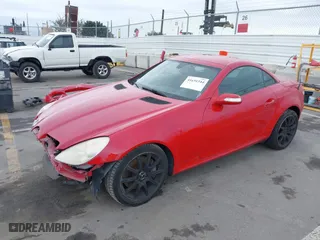 2006 Mercedes-Benz SLK-Class 3.5L with VIN WDBWK56F56F120460, listed as a IAAI auction lot 41651544 with 172,744 mi miles. Bid and sale history available at carsss.com. Image 19.