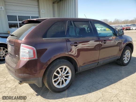 2009 Ford Edge SEL with VIN 2FMDK38C39BA55254, listed as a Copart auction lot 48774085 with 213,312 mi miles and Salvage Title. Bid and sale history available at carsss.com. Image 3.