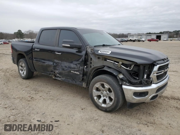 2019 Ram 1500 Big Horn/Lone Star with VIN 1C6SRFFTXKN741188, listed as a Copart auction lot 47311265 with 84,868 mi miles and Salvage Title. Bid and sale history available at carsss.com. Image 4.