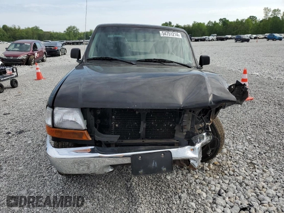 1999 Ford Ranger XL with VIN 1FTYR10C1XPB36812, listed as a Copart auction lot 54751214 with 277,416 mi miles and Salvage title. Bid and sale history available at DreamBid. Image 5.