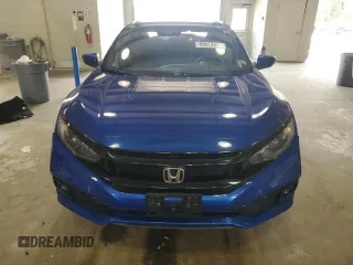2019 Honda Civic Sport with VIN 2HGFC2F83KH600151, listed as a Copart auction lot 58012425 with 28,686 mi miles and Salvage title. Bid and sale history available at DreamBid. Image 5.