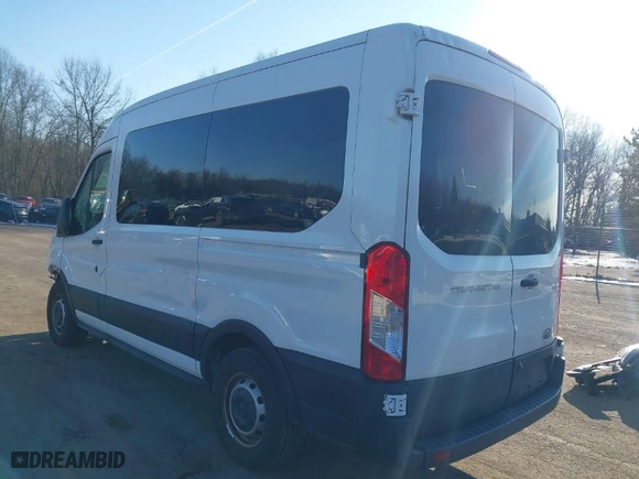 2017 Ford Transit Passenger Wagon XL with VIN 1FMZK1CM2HKA76580, listed as a IAAI auction lot 41436797 with 86,355 mi miles. Bid and sale history available at carsss.com. Image 3.
